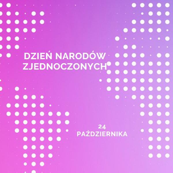 Zjednoczona stoimy purple modern-bold