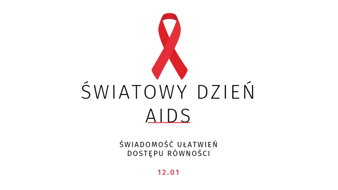 Podnoszenie świadomości na temat AIDS white modern-simple