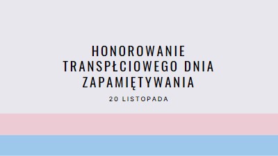 Życie Trans ma znaczenie gray modern-simple