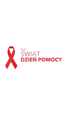 Rozpoznawanie Światowego Dnia AIDS white modern-simple