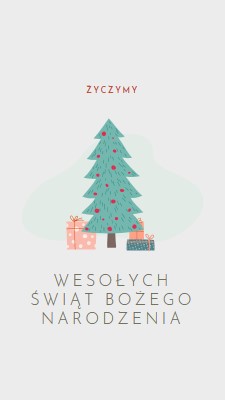 Życząc wesołych Świąt Bożego Narodzenia pink whimsical-color-block