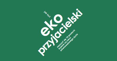 Porada ekologiczna green modern-bold