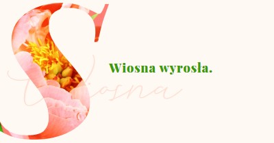 Wiosna preening pink vintage-botanical