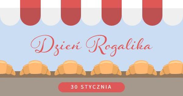 Dzień Rogalika blue whimsical-color-block