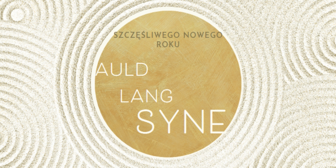 Szczęśliwego nowego roku (auld lang syne) white modern-simple