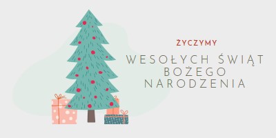 Życząc wesołych Świąt Bożego Narodzenia pink whimsical-color-block