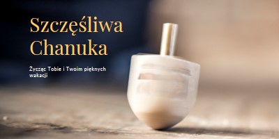 Piękno Chanuka yellow modern-simple