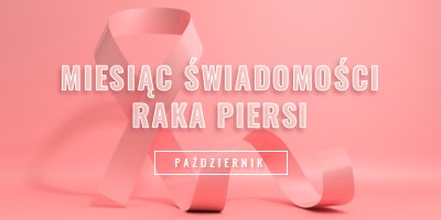 Świadomość raka piersi pink modern-bold