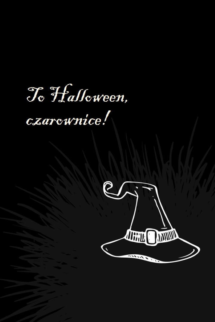 Na Halloween black whimsical-line