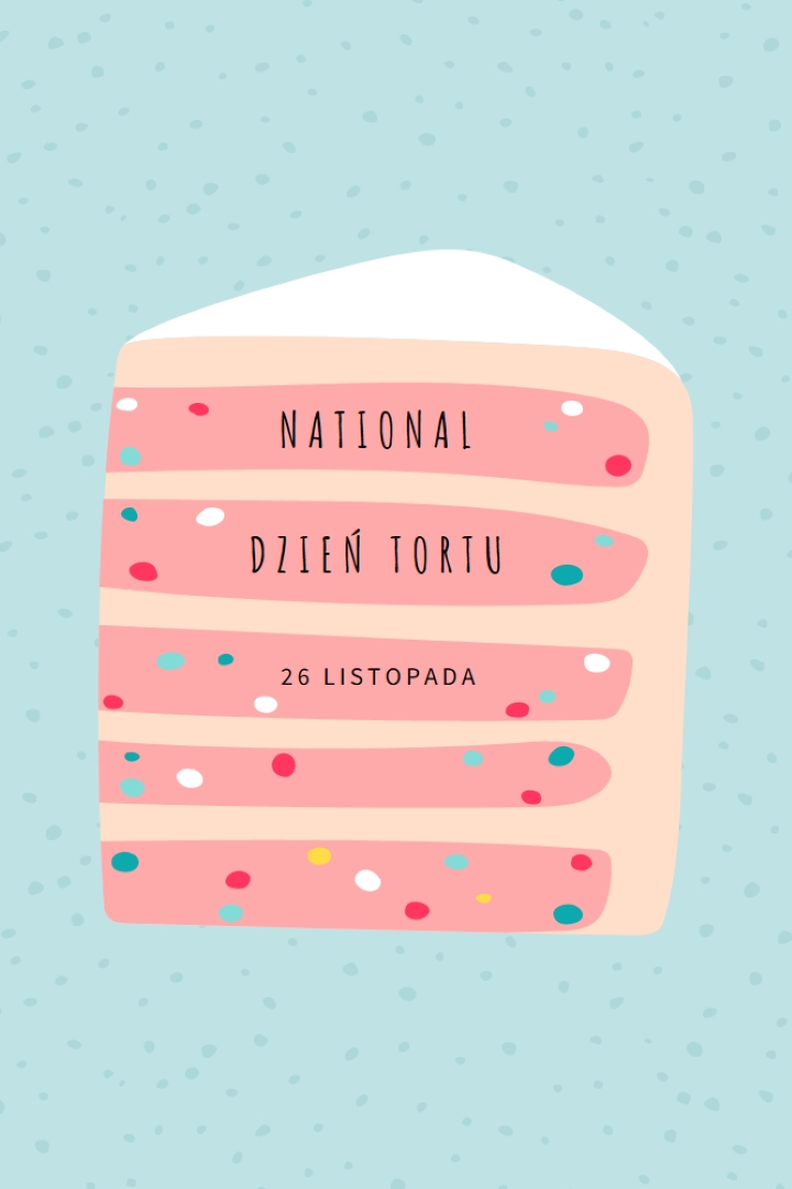 Kawałek ciasta pink whimsical-color-block