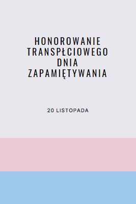 Życie Trans ma znaczenie gray modern-simple