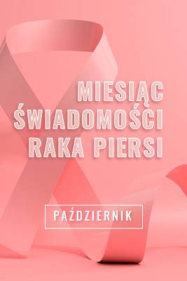 Świadomość raka piersi pink modern-bold