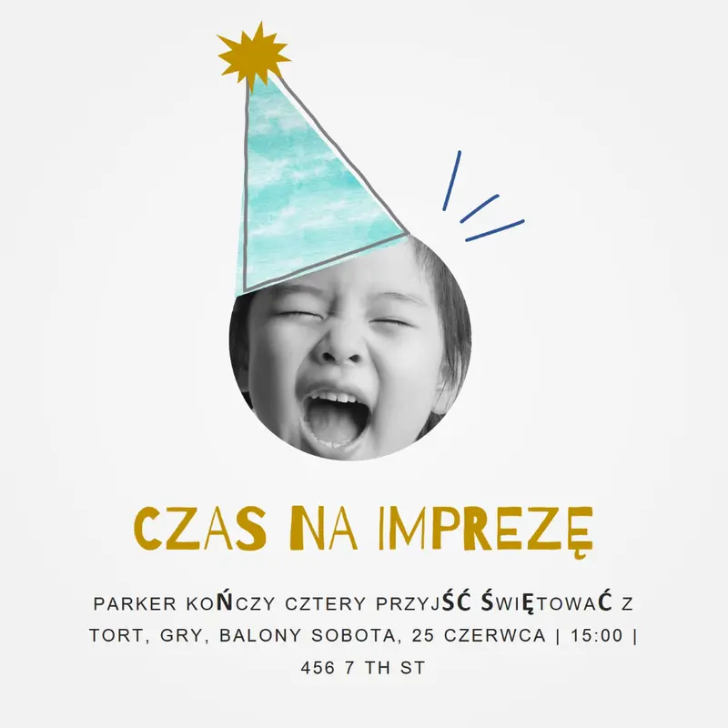 Czas na imprezę! white collage,cut-out,fun