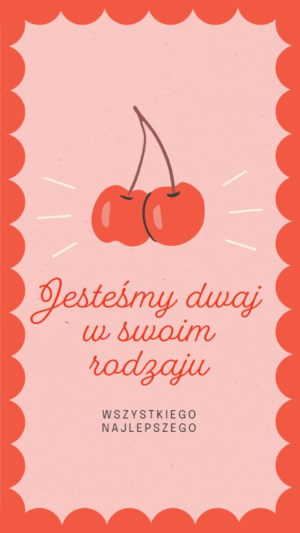 Jesteśmy dwaj w swoim rodzaju red illustration,retro,playful