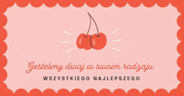 Jesteśmy dwaj w swoim rodzaju red illustration,retro,playful