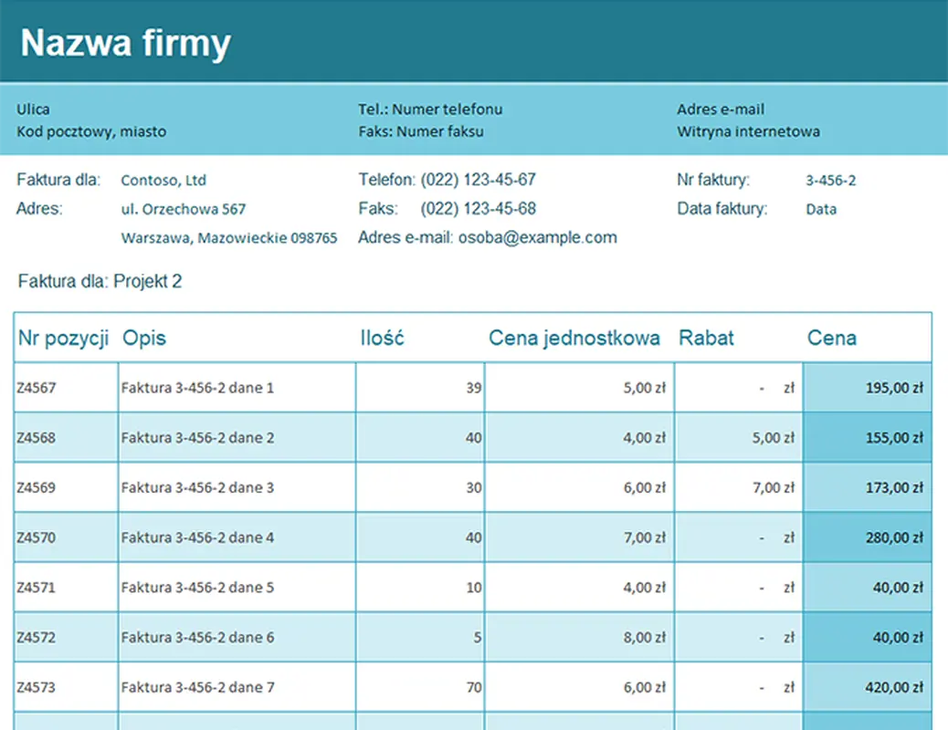Śledzenie faktur sprzedaży