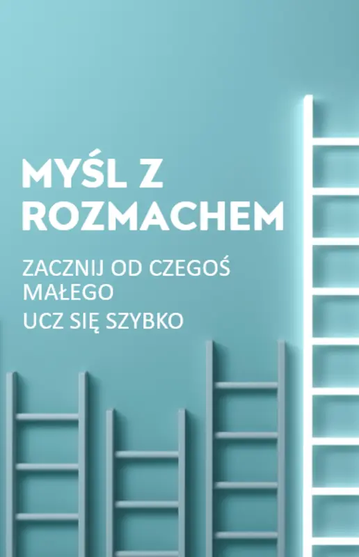 Plakaty z cytatami edukacyjnymi blue modern-simple