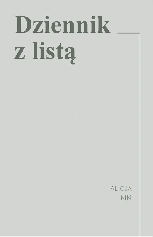 Dziennik z listą modern simple