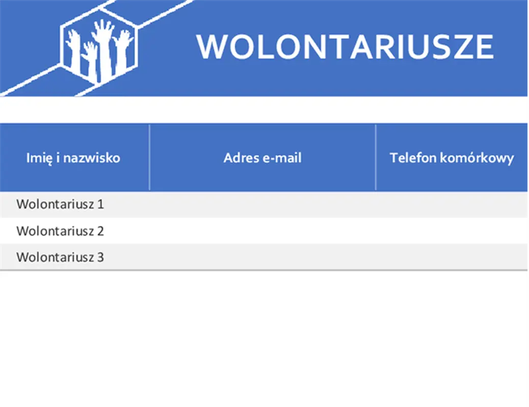 Zadania dla wolontariuszy modern-simple