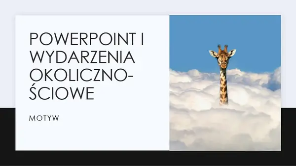 PowerPoint i wydarzenia okolicznościowe modern simple