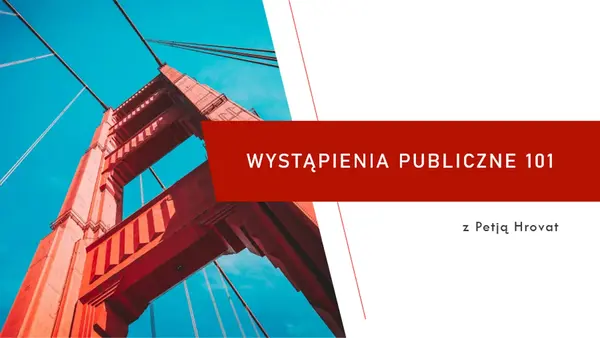 Kreatywna prezentacja perspektywy modern-bold