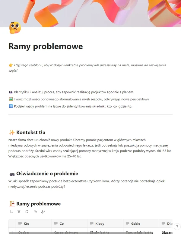 Ramy problemowe