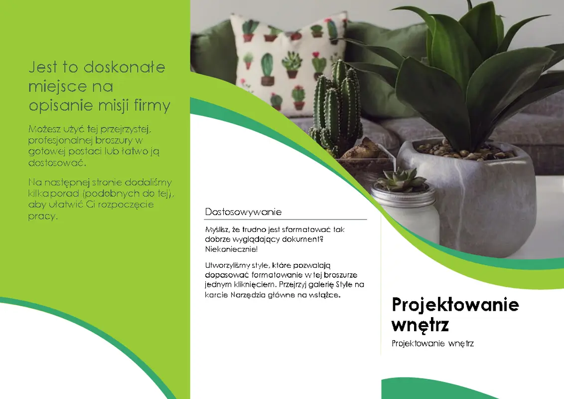 Broszura dotycząca projektowania wnętrz modern-color-block