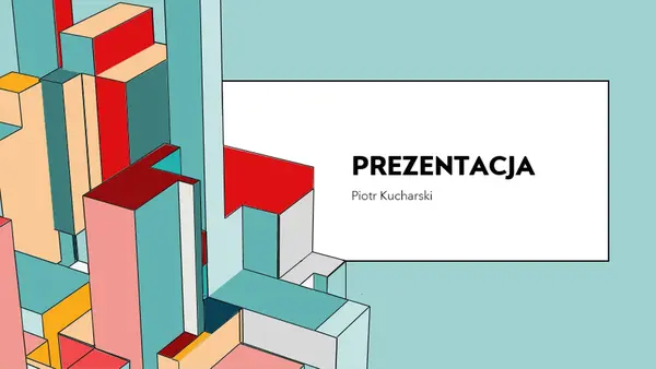 Prezentacja o tematyce architektonicznej modern-simple