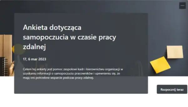 Ankieta dotycząca samopoczucia w czasie pracy zdalnej gray