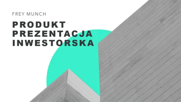 Jasna modernistyczna prezentacja