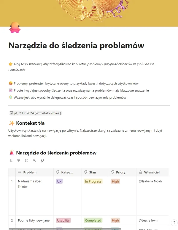 Narzędzie do śledzenia problemów