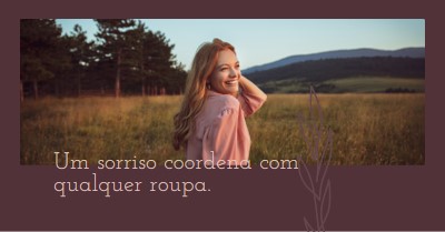 Dia do campo purple modern-simple