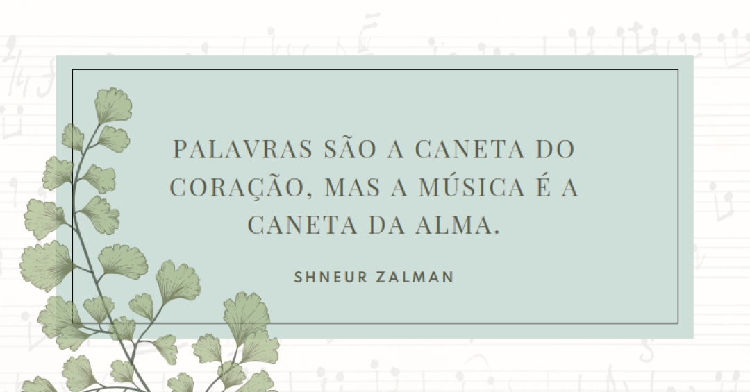 Teoria da música white vintage-botanical