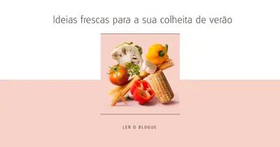 Colheita de verão pink modern-simple