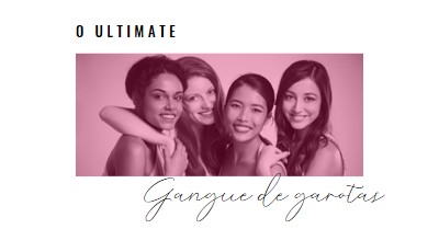 Gangue de garotas white modern-simple