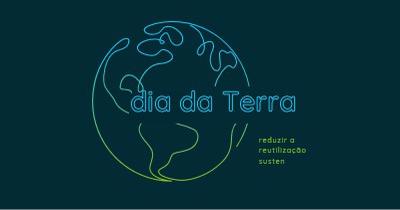 Terra-mãe black whimsical-line