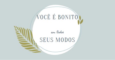 Bonito em todos os seus caminhos blue organic-simple