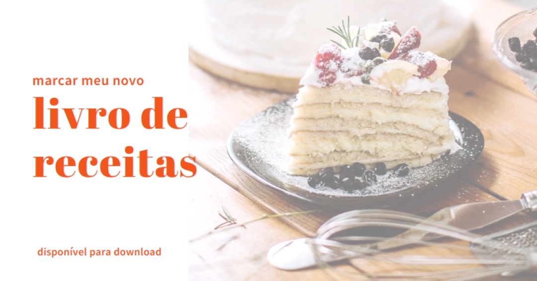 Confira meu livro de receitas white modern-simple