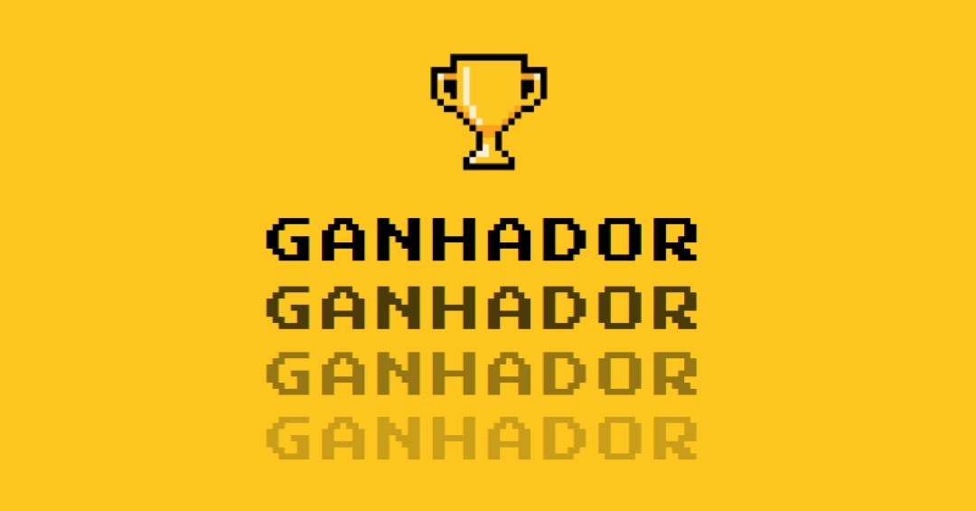 Vida de troféu yellow vintage-retro