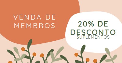 Venda de membros orange organic-simple