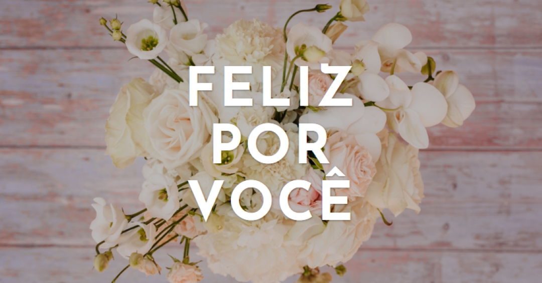 Buquê feliz purple modern-simple