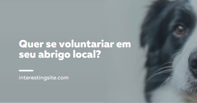 Voluntarie-se e traga alegria blue modern-simple