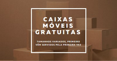 Caixas móveis gratuitas brown modern-simple