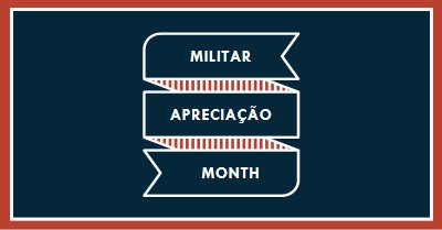 Celebrando o Mês de Valorização Militar blue modern-simple