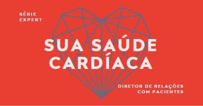 Sua integridade cardíaca red modern-bold