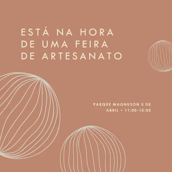 Ofícios caprichosos brown organic-boho