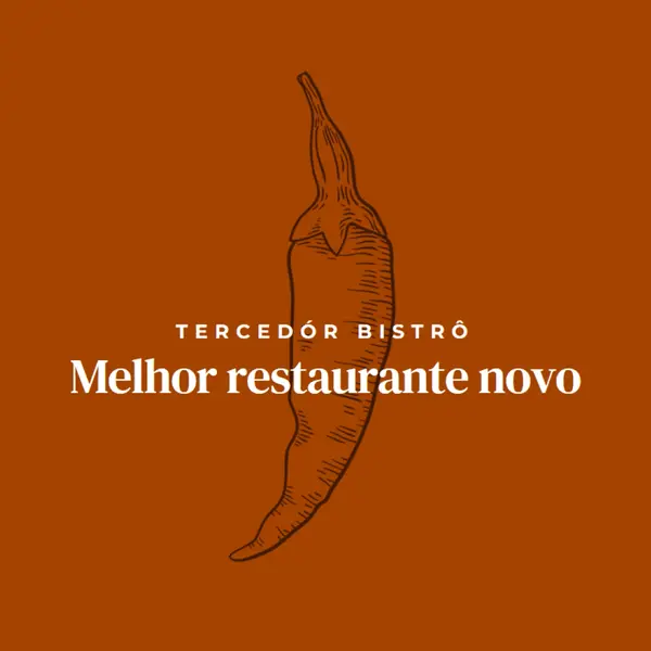 Nós somos o melhor restaurante novo red modern-simple