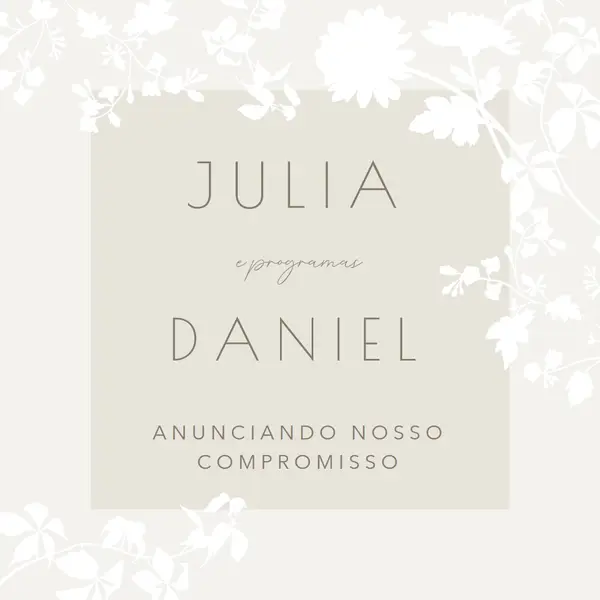 Jardim do amor gray vintage-botanical