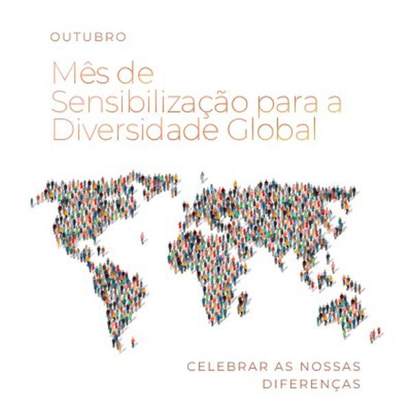 Cidadão global white modern-simple