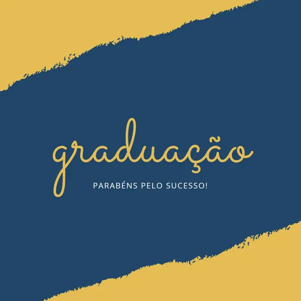 Emoção de diploma yellow modern-simple